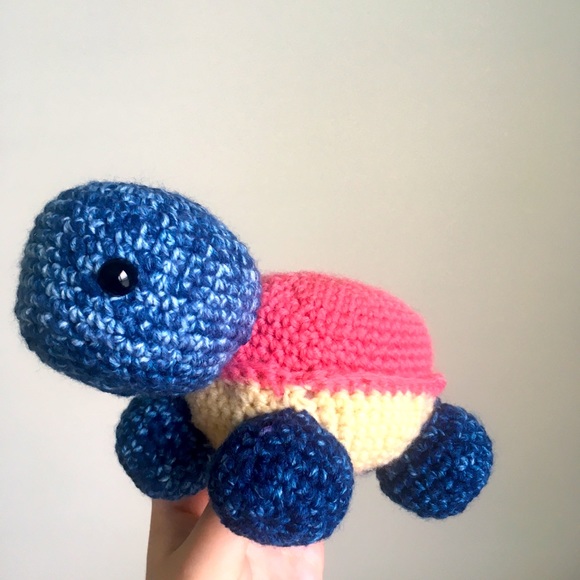 Custom Crocheted Turtle - Picture 1 of 5